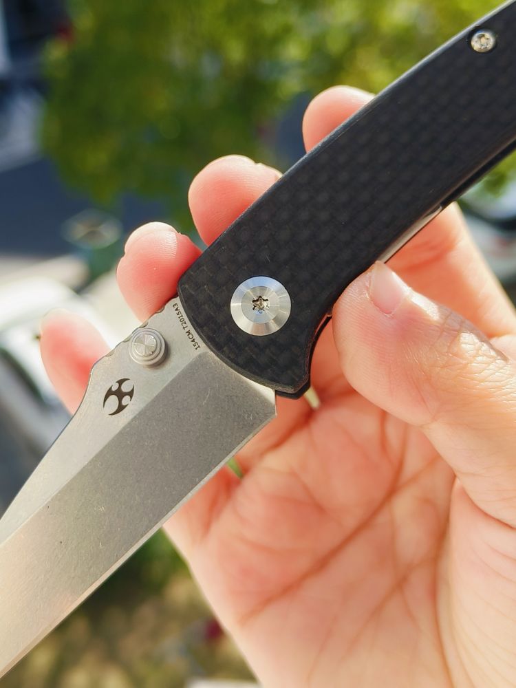 Kansept Knives 154CM钢 碳纤维柄 T2015A3