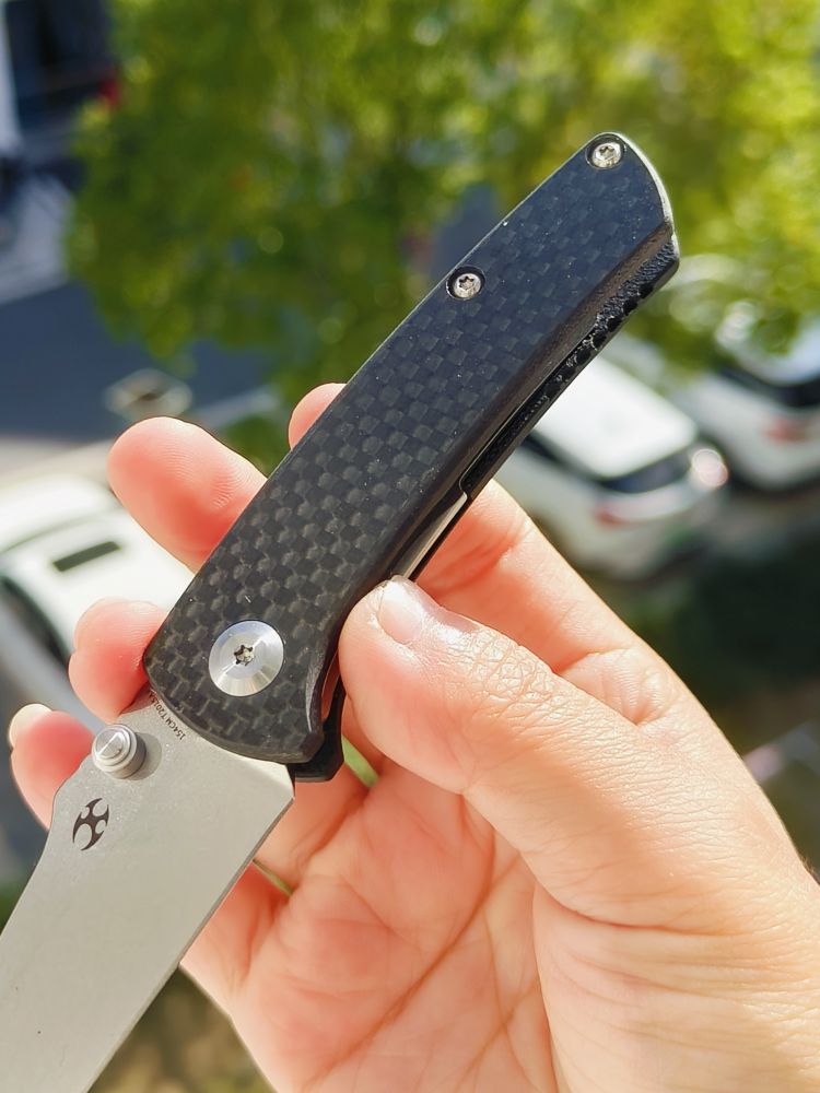 Kansept Knives 154CM钢 碳纤维柄 T2015A3