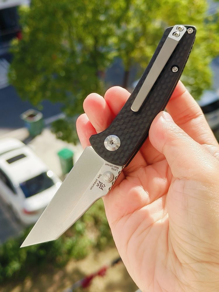 Kansept Knives 154CM钢 碳纤维柄 T2015A3
