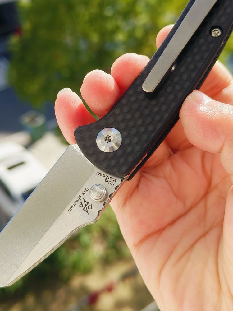 Kansept Knives 154CM钢 碳纤维柄 T2015A3