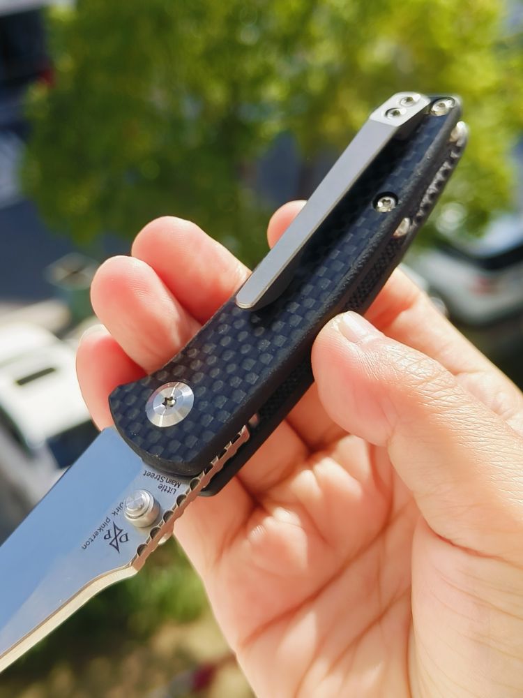 Kansept Knives 154CM钢 碳纤维柄 T2015A3