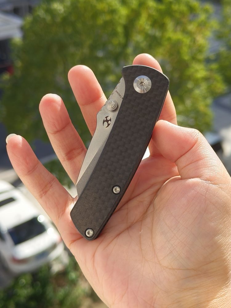 Kansept Knives 154CM钢 碳纤维柄 T2015A3