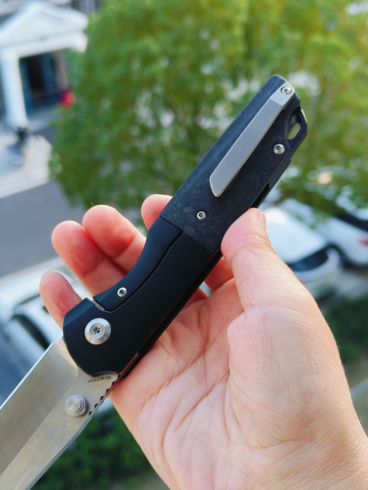 【售完】Kansept Knives CPM-S35VN钢 钛+碳纤维柄 K1005T1 原价1260 特惠550