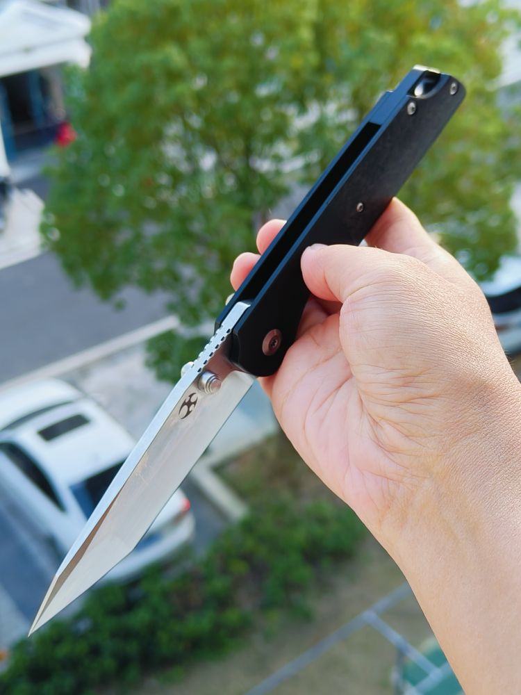 【售完】Kansept Knives CPM-S35VN钢 钛+碳纤维柄 K1005T1 原价1260 特惠550