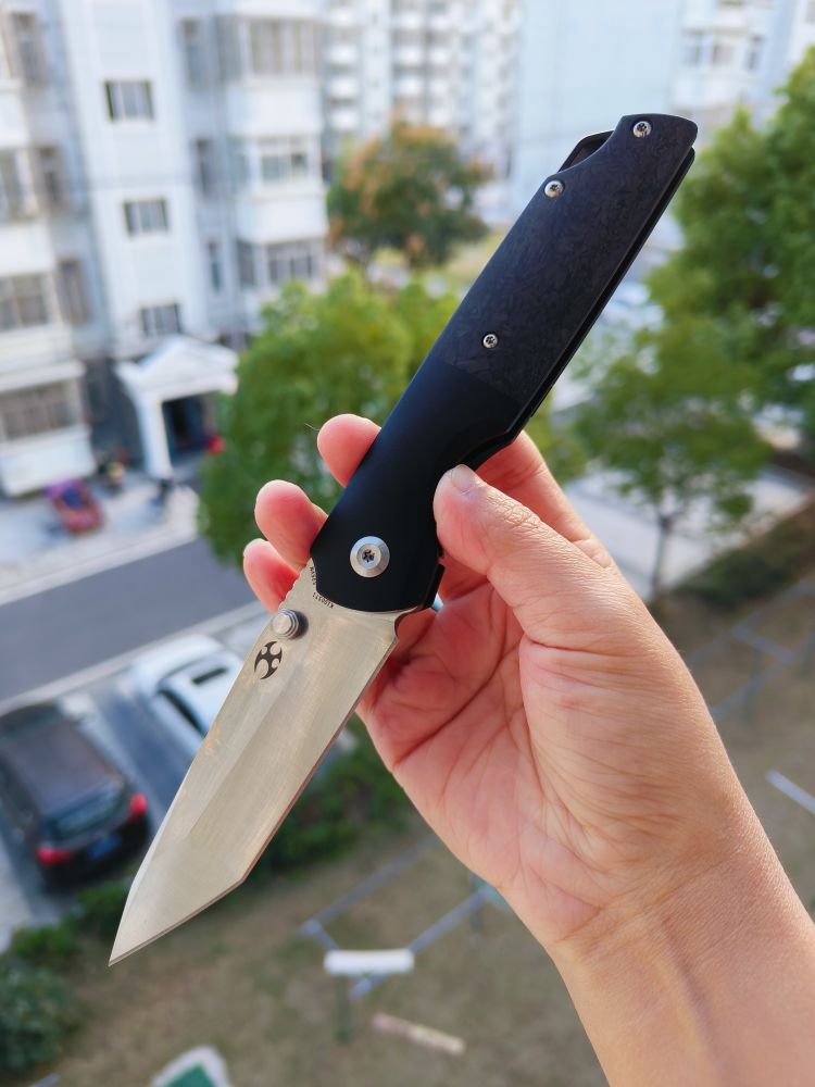 【售完】Kansept Knives CPM-S35VN钢 钛+碳纤维柄 K1005T1 原价1260 特惠550