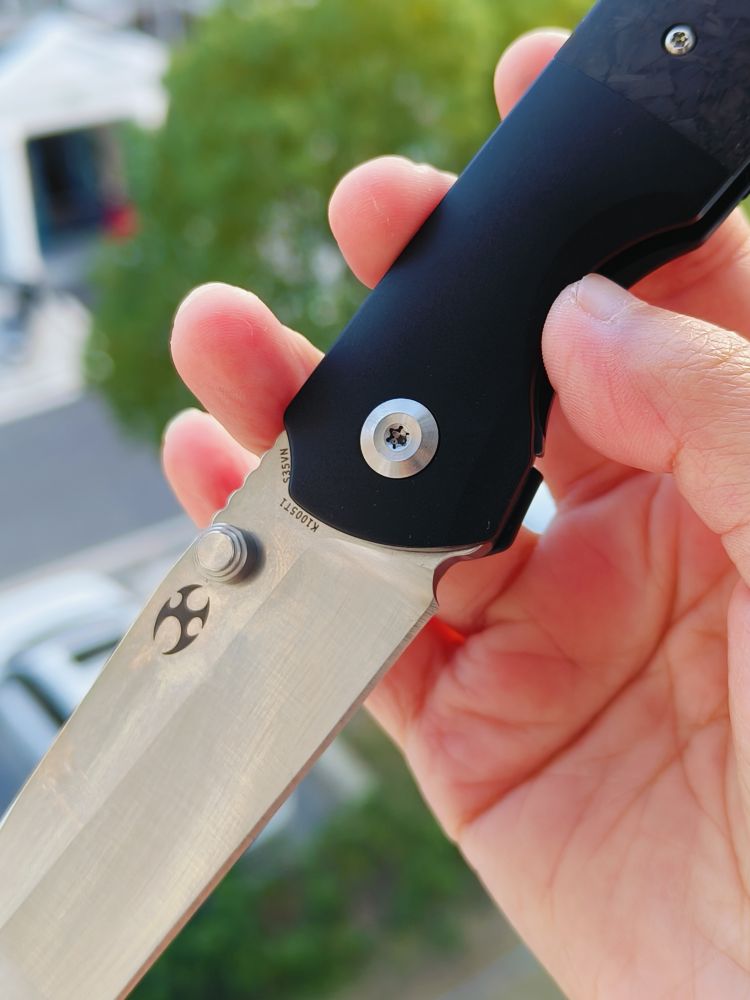【售完】Kansept Knives CPM-S35VN钢 钛+碳纤维柄 K1005T1 原价1260 特惠550