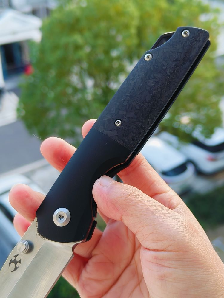 【售完】Kansept Knives CPM-S35VN钢 钛+碳纤维柄 K1005T1 原价1260 特惠550