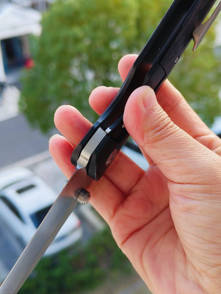 【售完】Kansept Knives CPM-S35VN钢 钛+碳纤维柄 K1005T1 原价1260 特惠550