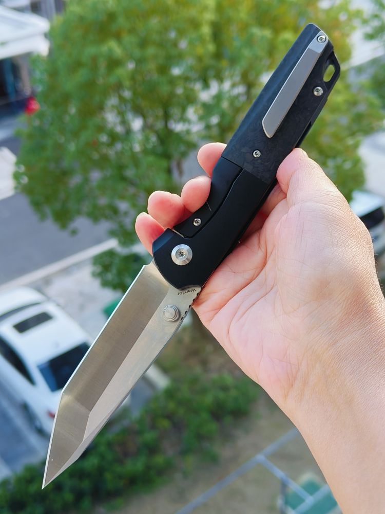 【售完】Kansept Knives CPM-S35VN钢 钛+碳纤维柄 K1005T1 原价1260 特惠550