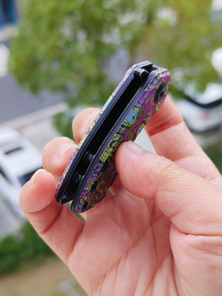 Kansept Knives Mini Korvid 154CM钢 G10手柄 T3030B3 脸谱纹