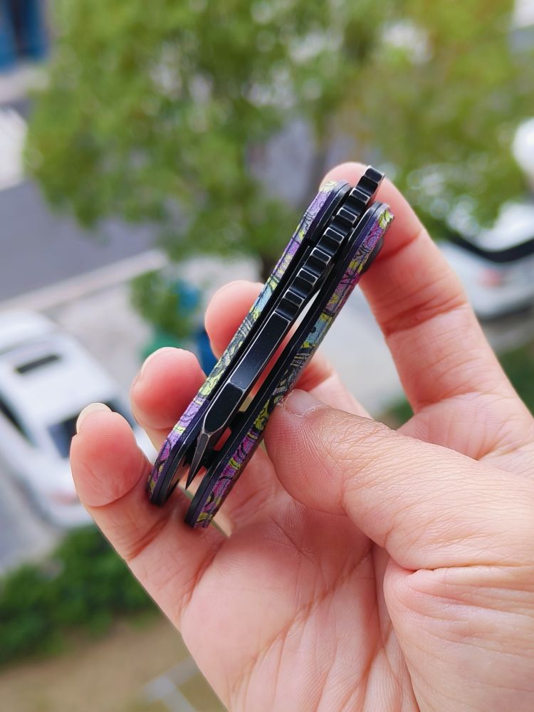 Kansept Knives Mini Korvid 154CM钢 G10手柄 T3030B3 脸谱纹