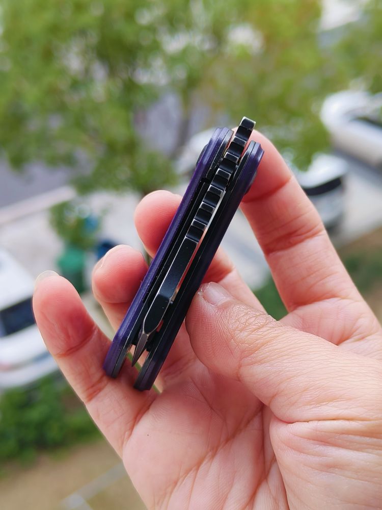 Kansept Knives Mini Korvid 154CM钢 G10手柄 T3030A3 紫色