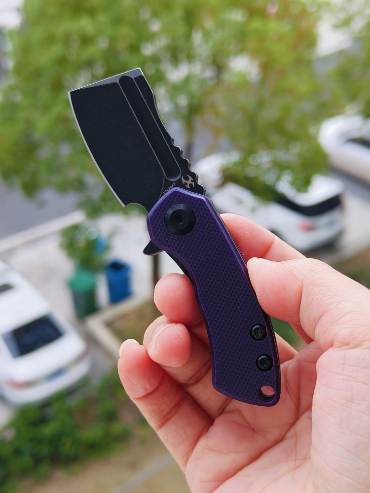Kansept Knives Mini Korvid 154CM钢 G10手柄 T3030A3 紫色
