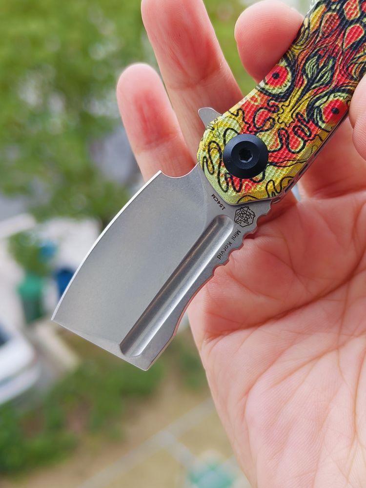 Kansept Knives Mini Korvid 154CM G10柄 T3030B4 脸谱纹