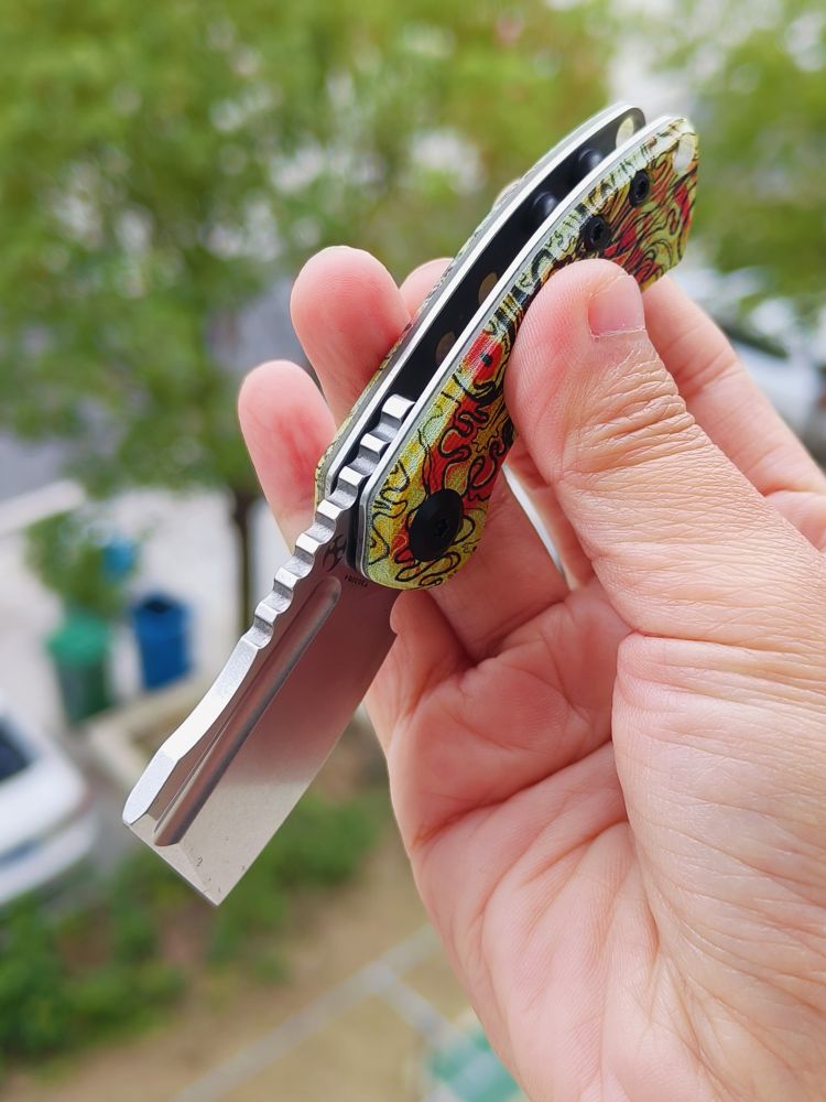 Kansept Knives Mini Korvid 154CM G10柄 T3030B4 脸谱纹