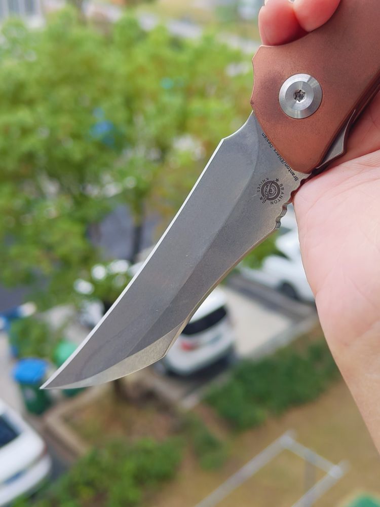 【售完】Kansept Knives CPM-S35VN钢 紫铜柄 K1017A4 原价1380 特惠199