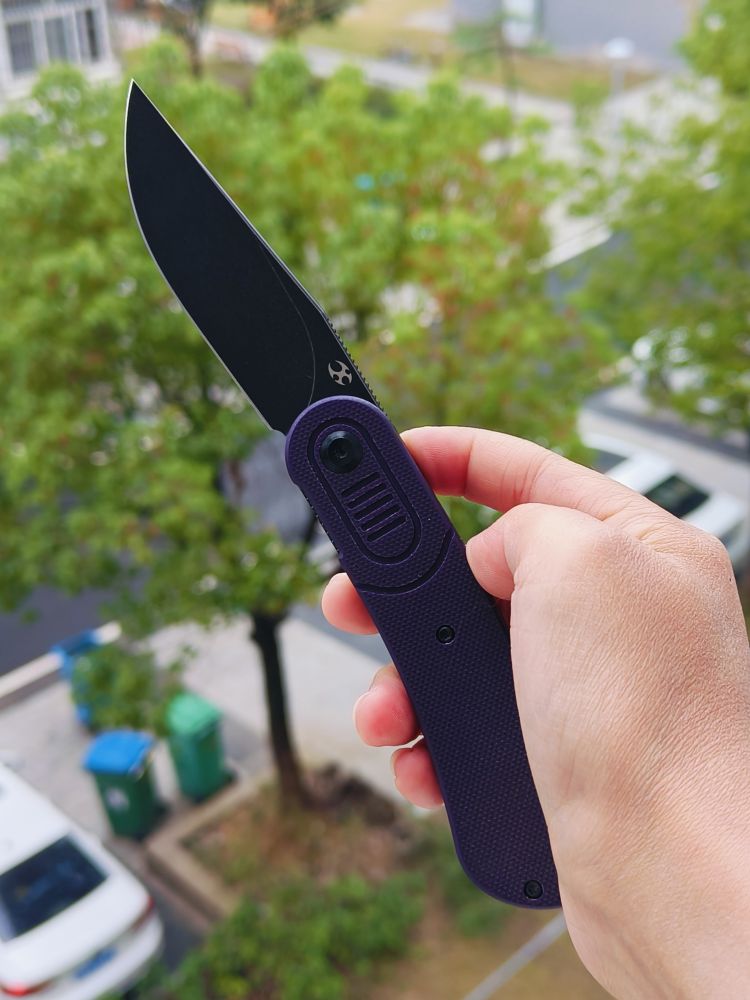 Kansept Knives Reverie 154CM钢 G10手柄 T2025B5 紫色