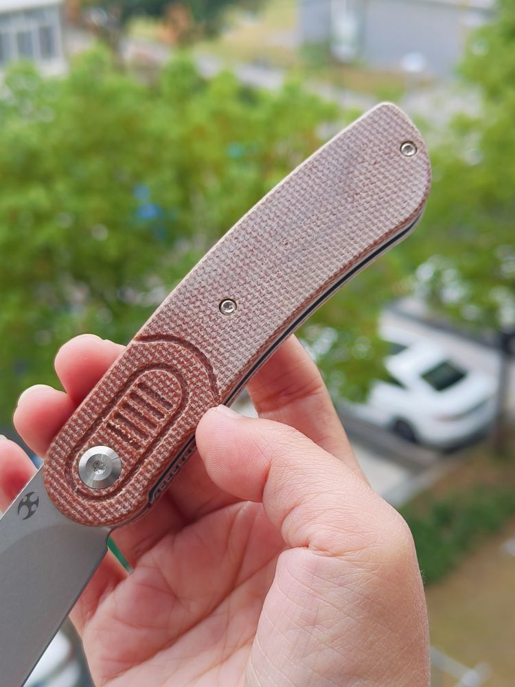 【特惠】Kansept Knives Reverie 154CM钢 米卡塔柄 T2025A6 棕色  原价583 特惠249