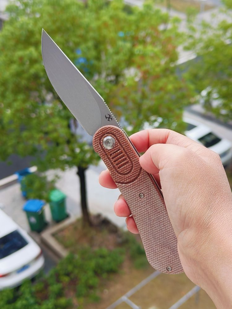 【特惠】Kansept Knives Reverie 154CM钢 米卡塔柄 T2025A6 棕色  原价583 特惠249