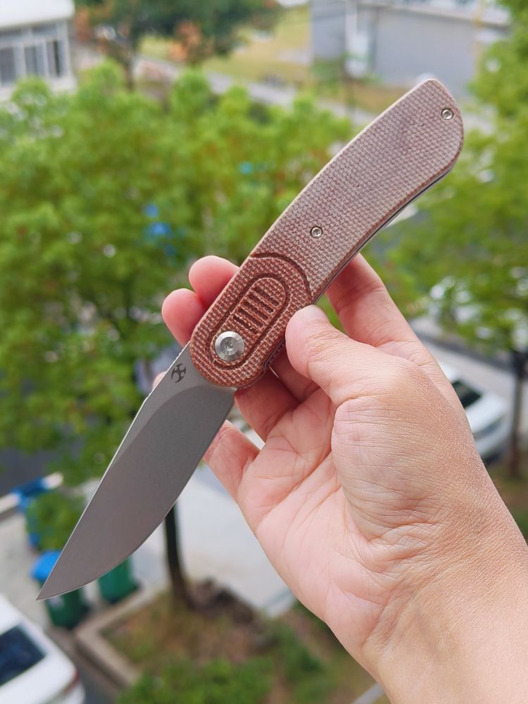 【特惠】Kansept Knives Reverie 154CM钢 米卡塔柄 T2025A6 棕色  原价583 特惠249