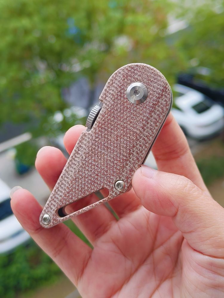 【售完】Kansept Knives Dash 154CM钢 米卡塔手柄 T3045A6 棕色 原价468 特惠220