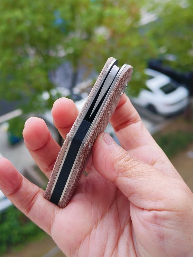 【售完】Kansept Knives Dash 154CM钢 米卡塔手柄 T3045A6 棕色 原价468 特惠220