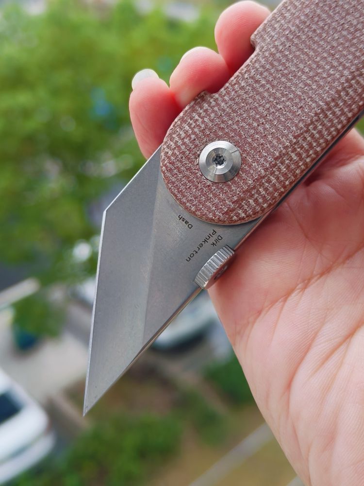 【售完】Kansept Knives Dash 154CM钢 米卡塔手柄 T3045A6 棕色 原价468 特惠220