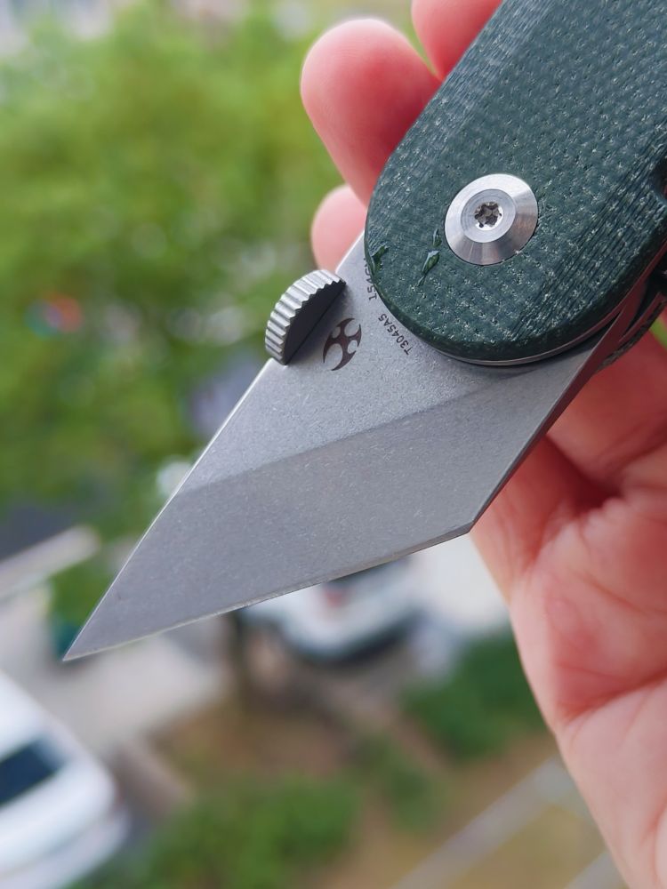 【售完】Kansept Knives Dash 154CM钢 米卡塔柄 T3045A5 绿色 原价468 特惠220