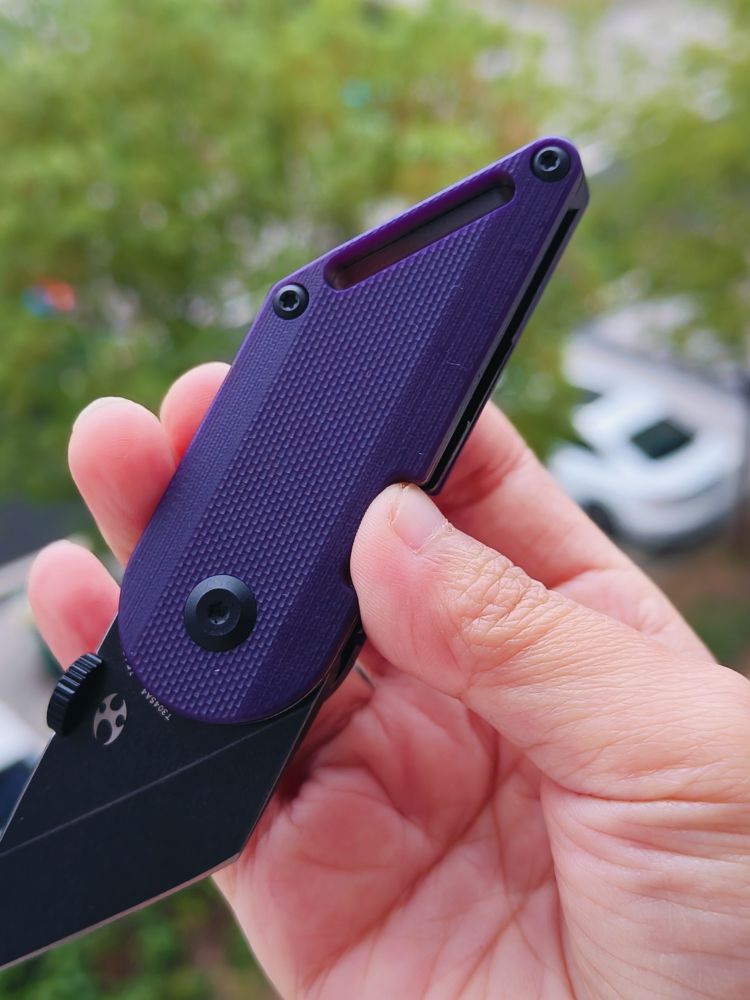 【售完】Kansept Knives Dash 154CM钢 G10手柄 T3045A4 紫色 原价468 特惠220