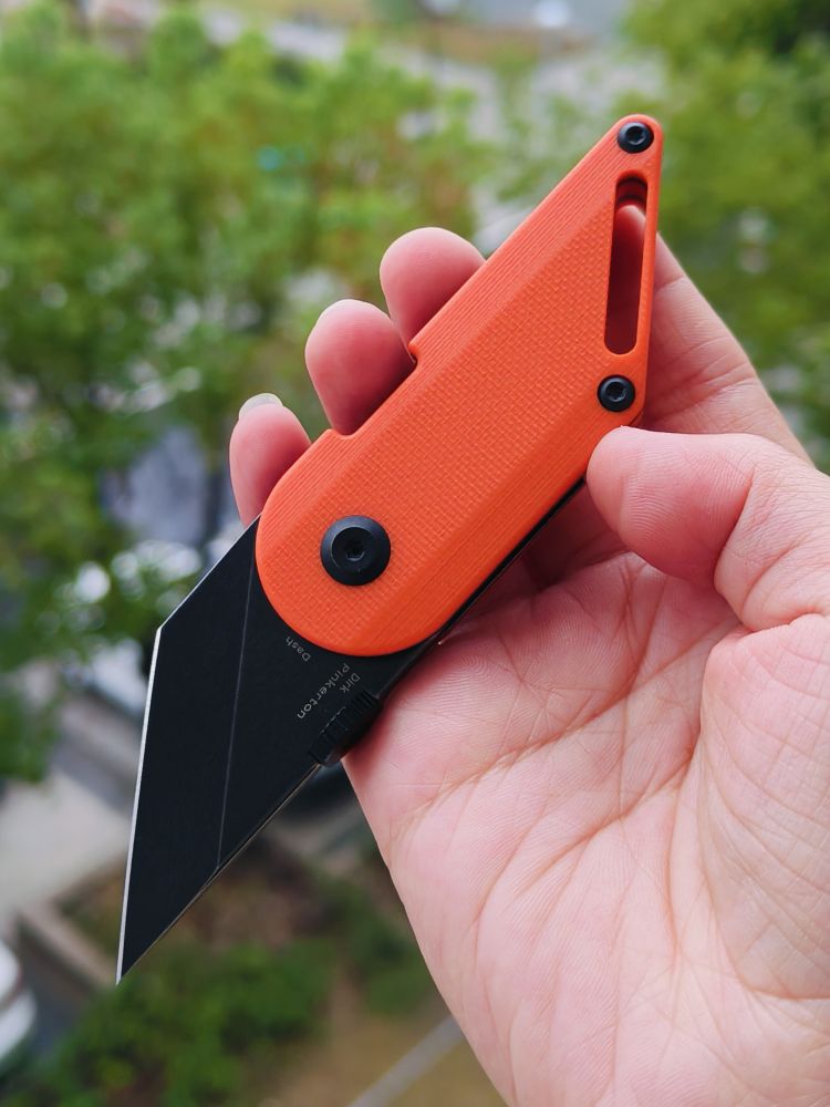 Kansept Knives DASH 154CM刃 G10柄 T3045A3 橙色