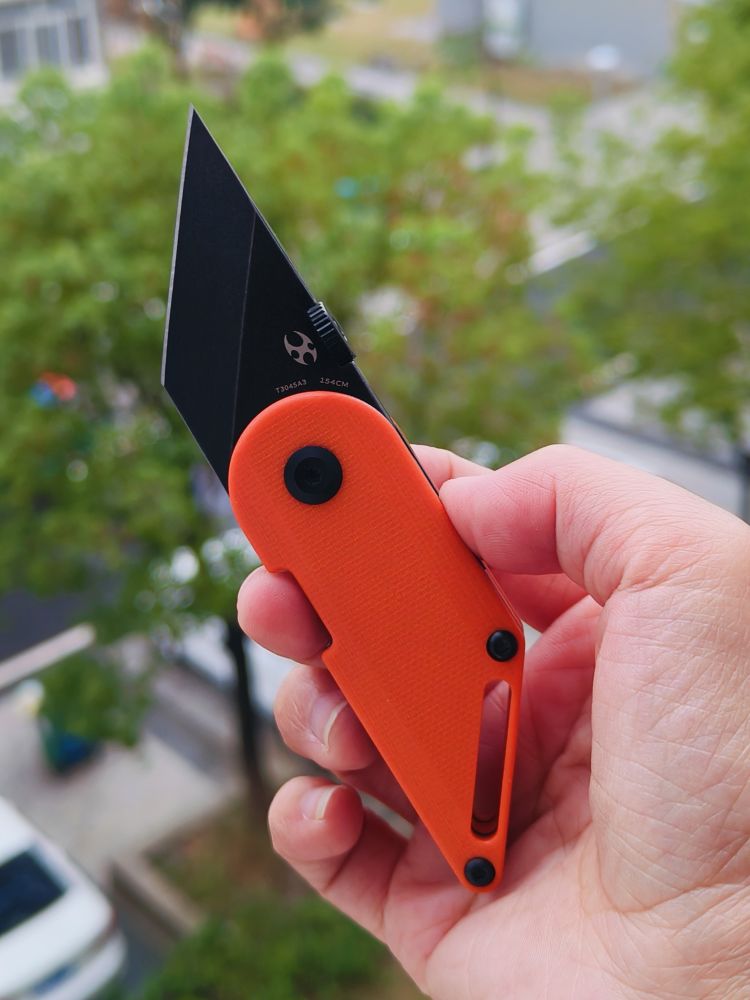 Kansept Knives DASH 154CM刃 G10柄 T3045A3 橙色