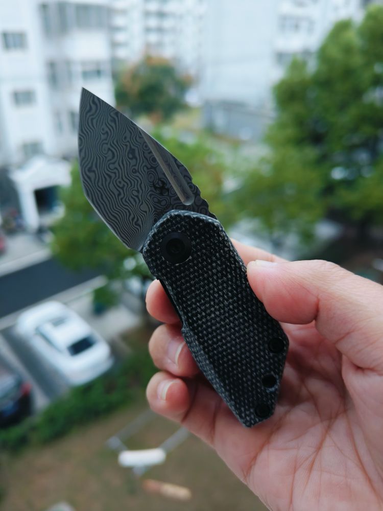 Kansept Knives RIO 大马士革钢 米卡塔手柄 K3044D1