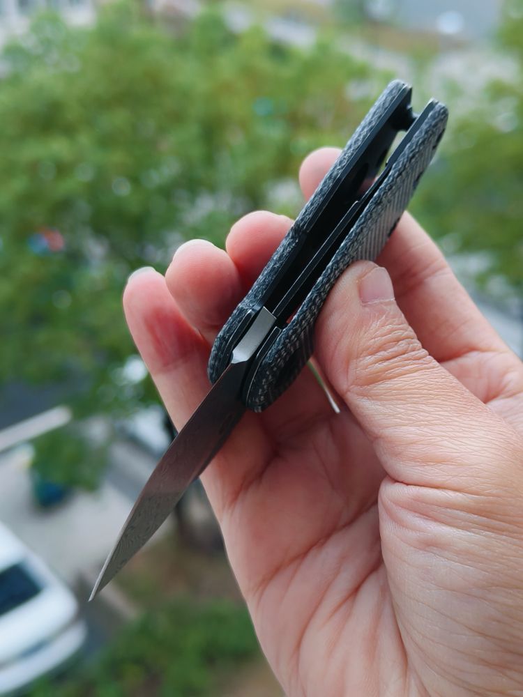 Kansept Knives RIO 大马士革钢 米卡塔手柄 K3044D1