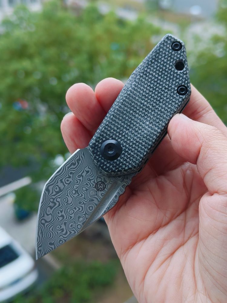 Kansept Knives RIO 大马士革钢 米卡塔手柄 K3044D1