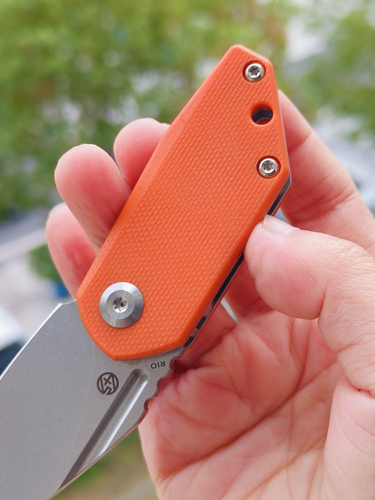 Kansept Knives RIO M390钢 G10手柄 K3044A4 橙色