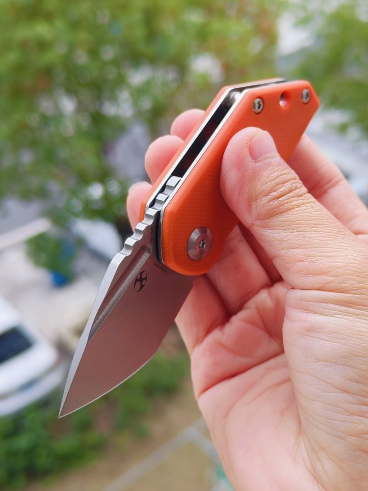 Kansept Knives RIO M390钢 G10手柄 K3044A4 橙色