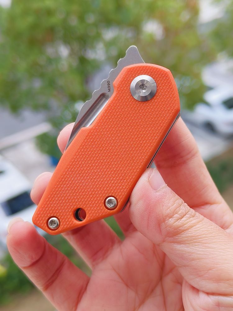 Kansept Knives RIO M390钢 G10手柄 K3044A4 橙色