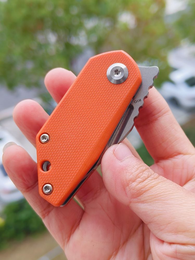 Kansept Knives RIO M390钢 G10手柄 K3044A4 橙色