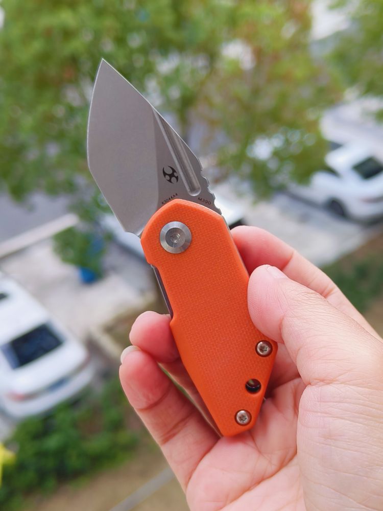 Kansept Knives RIO M390钢 G10手柄 K3044A4 橙色