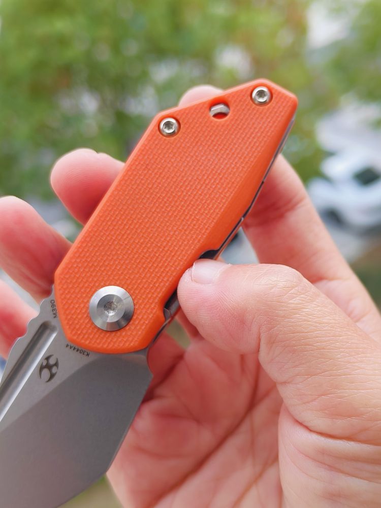 Kansept Knives RIO M390钢 G10手柄 K3044A4 橙色