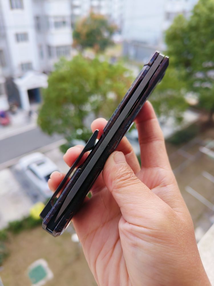 Kansept Knives INTEGRA 大马士革钢 钛合金柄 K1042D2 1500