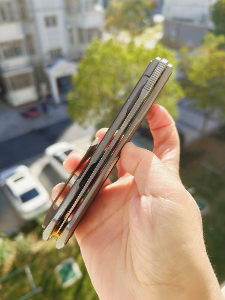 【特惠】Kansept Knives KRATOS CPM-S35VN钢 钛合金+碳纤维柄 K1024A7 原价1600 特惠980