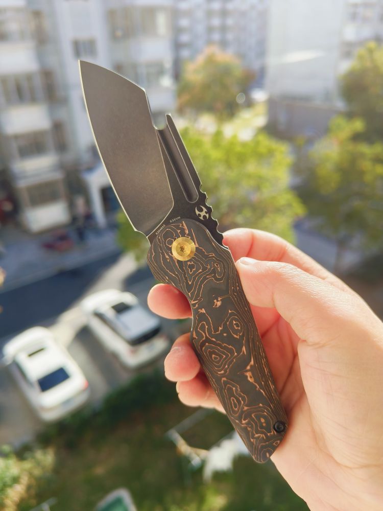 【特惠】Kansept Knives CPM-S35VN钢 碳纤维柄 K2048A5 原价1050 特惠650