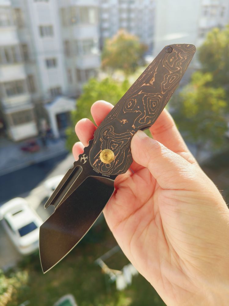 【特惠】Kansept Knives CPM-S35VN钢 碳纤维柄 K2048A5 原价1050 特惠650