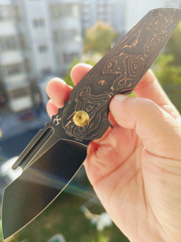 【特惠】Kansept Knives CPM-S35VN钢 碳纤维柄 K2048A5 原价1050 特惠650