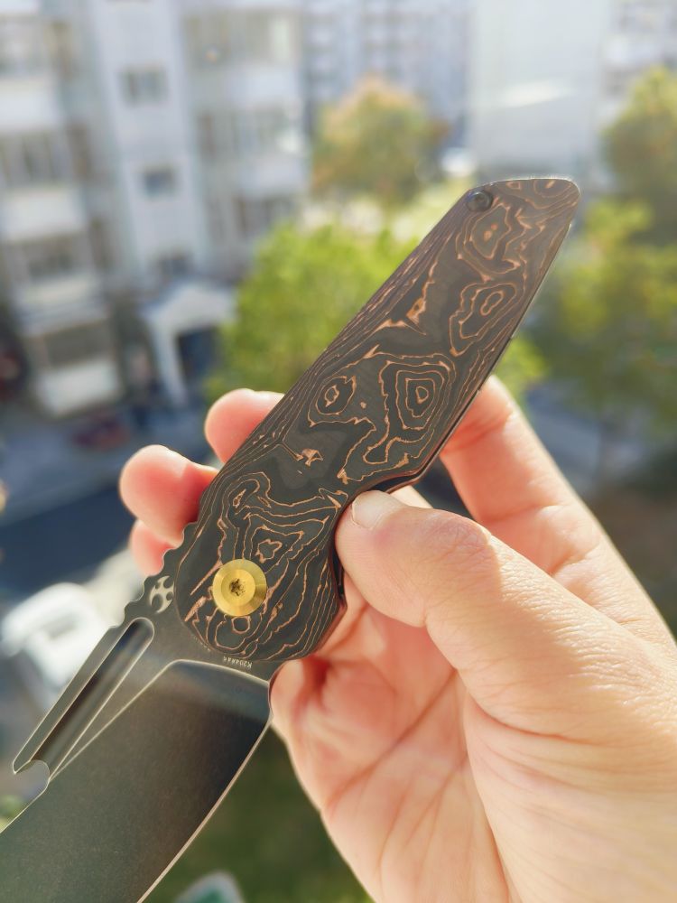 【特惠】Kansept Knives CPM-S35VN钢 碳纤维柄 K2048A5 原价1050 特惠650