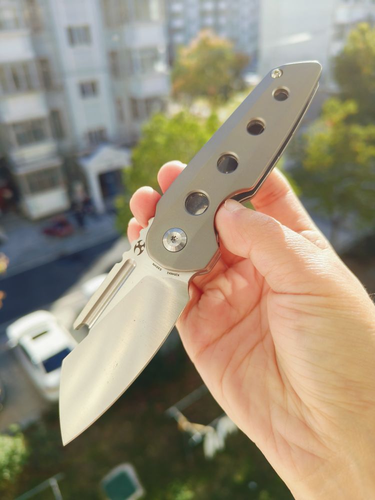【特惠】Kansept Knives CPM-S35VN钢 钛合金柄 K2048A1 原价1050 特惠650