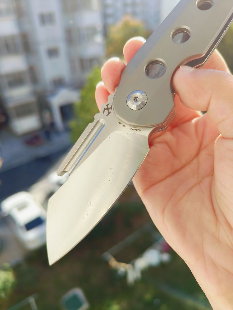 【特惠】Kansept Knives CPM-S35VN钢 钛合金柄 K2048A1 原价1050 特惠650