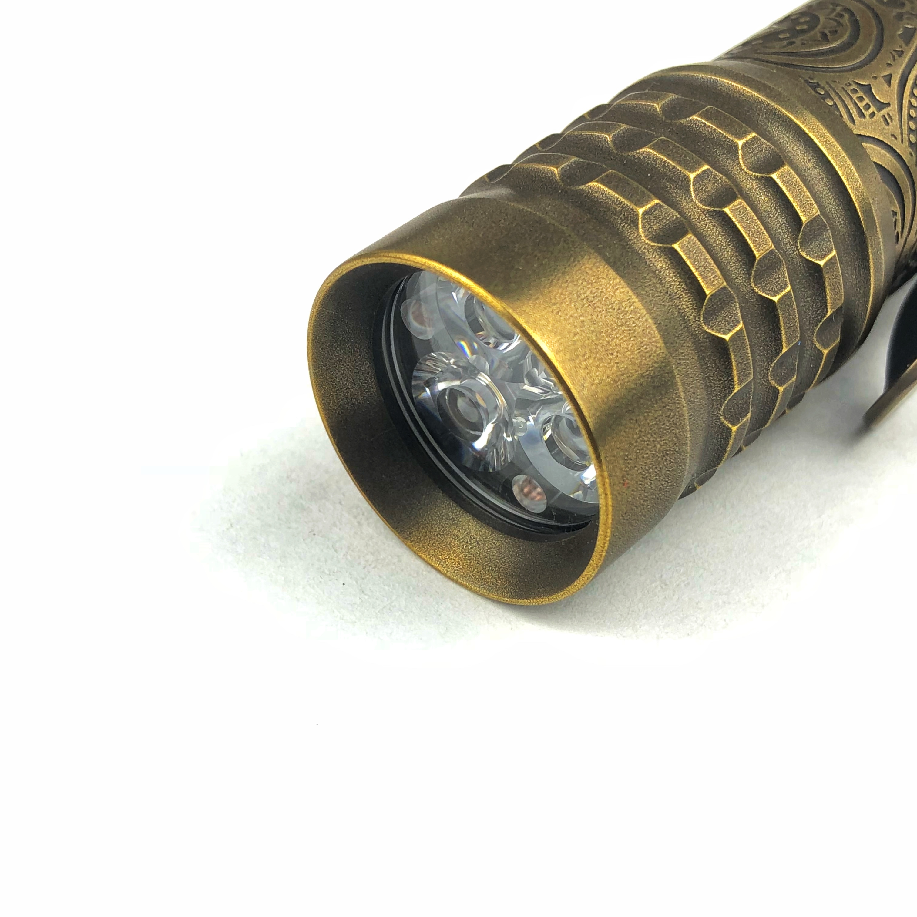 CWF Flashlight 高端定制黄铜EDC手电