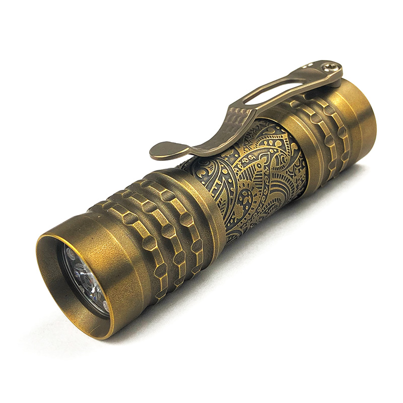 CWF Flashlight 高端定制黄铜EDC手电